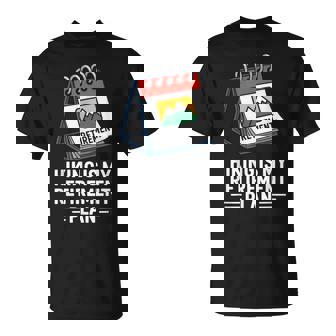 ハイキングは私の退職プラン 面白いアウトドア旅行 Tシャツ - Kawaiitshirt