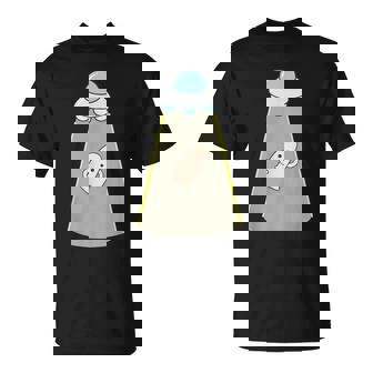 ハニワ くん 埴輪《Ufo 遭遇》【ゆるフレンズ】歴史土器 かわいい 面白い キャラクター Tシャツ - Kawaiitshirt