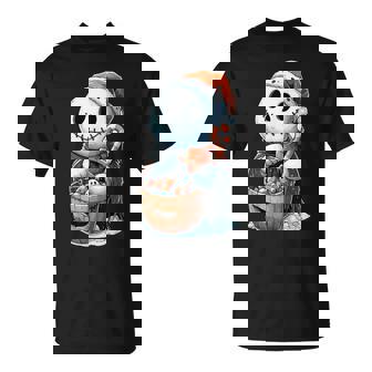 ハロウィン 雪だるま コスチューム ゴースト 動物 ブーー 不気味 Tシャツ - Kawaiitshirt