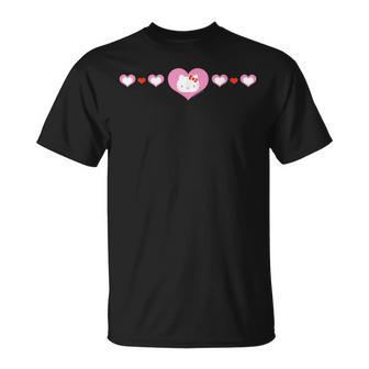 ハローキティ Usデザイン ハート ピンク Tシャツ - Kawaiitshirt