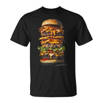 ハンバーガー チーズバーガー ファーストフード愛好家 食通 ギフト Tシャツ - Kawaiitshirt