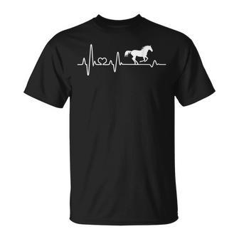 ハートビート、馬、馬好き、ライダー、贈り物、馬が大好き Tシャツ - Kawaiitshirt