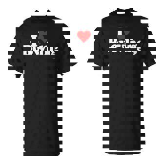 ハートボウリングが大好き Tシャツ - Kawaiitshirt