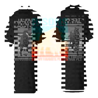 バイソン私の好きな人たち ウィズエント バイソン Tシャツ - Kawaiitshirt