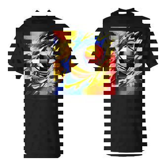 バスケットボール チーム スポーツ カラフル ボール バスケットボール愛好家 Tシャツ - Kawaiitshirt