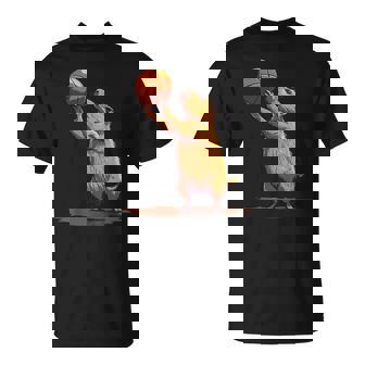 バスケットボール ドローイング バスケットボール 恋人 カピバラ 動物 アート Tシャツ - Kawaiitshirt