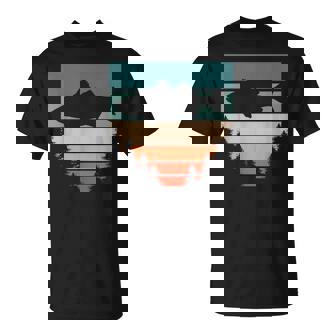 バス釣り森レトロオオクチバスフィッシャーマン Tシャツ - Kawaiitshirt