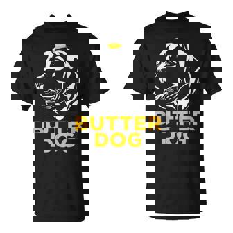 バター犬-彼のバターと一緒に犬面白いミーム Tシャツ - Kawaiitshirt