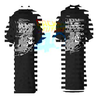 バック・トゥ・ザ・フューチャー 40周年記念時計塔ロゴ Tシャツ - Kawaiitshirt