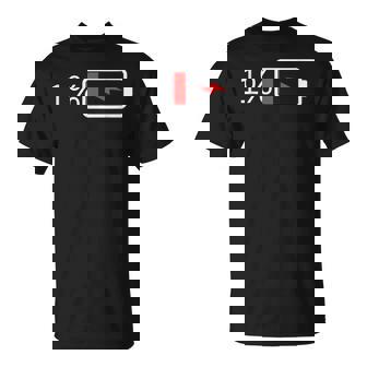 バッテリー1 – バッテリー1 I おもしろ低エネルギーパーセント Tシャツ - Kawaiitshirt