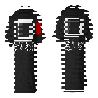バッテリー残量1 バッテリー切れtシャツ バッテリー残量が少ない Tシャツ - Kawaiitshirt
