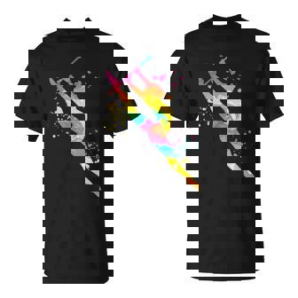 バトン付き体操 ガールズ キッズ 新体操 Tシャツ - Kawaiitshirt