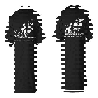 バドミントンの進化 Tシャツ - Kawaiitshirt