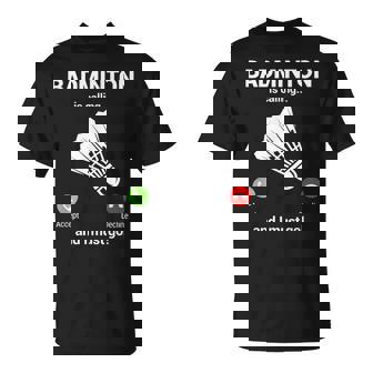 バドミントン呼び出しバドミントン愛好家面白いバドミントン選手 Tシャツ - Kawaiitshirt