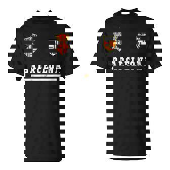 バルセロナ サッカースポーツ フラッグ フットボール Tシャツ - Kawaiitshirt