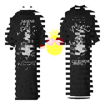 パイナップル サングラス アロハ ビーチ ハワイアン ハワイ Tシャツ - Kawaiitshirt