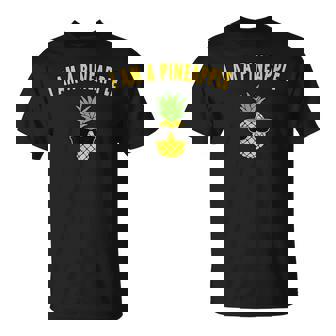パインアップル おもしろ フルーツ ファンキー パイナップル アロハ ビーチ ハワイアン サングラス Tシャツ - Kawaiitshirt