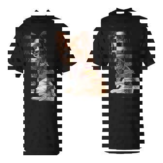 パピヨン犬 日本の伝統的なドラゴンタトゥー イレズミ Tシャツ - Kawaiitshirt