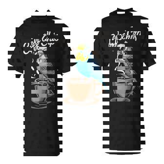 ヒップスター セキセイインコ コーヒー セキセイインコ Tシャツ - Kawaiitshirt