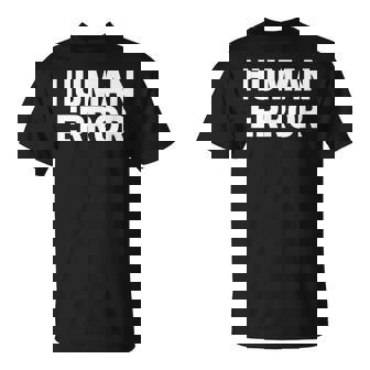 ヒューマンエラー Tシャツ - Kawaiitshirt