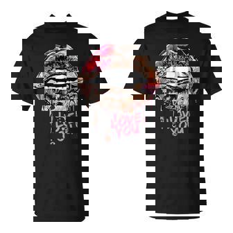 ヒョウ柄 チーター柄 アニマルリップ 花柄 セクシー ヒョウ柄 Tシャツ - Kawaiitshirt