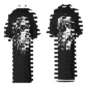 ビアデッド・コリー サングラス 犬 グラフィック デザイン Tシャツ - Kawaiitshirt