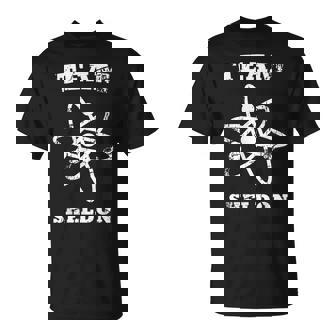 ビッグバン理論ロゴチームシェルドン・アトム Tシャツ - Kawaiitshirt