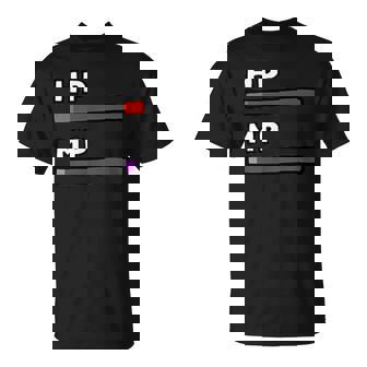 ビデオゲームのようなhp&Mpゲージ。 Tシャツ - Kawaiitshirt