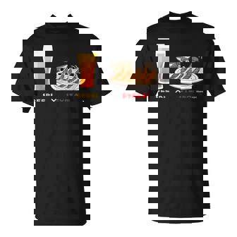 ビールとぎょうざとねこ ビール 餃子 猫 Tシャツ - Kawaiitshirt