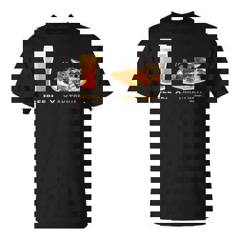 ビールとやきとりとねこ ビール 焼き鳥 猫 Tシャツ - Kawaiitshirt