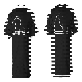 ピアノ 音符 楽譜 音楽 楽器 Tシャツ - Kawaiitshirt