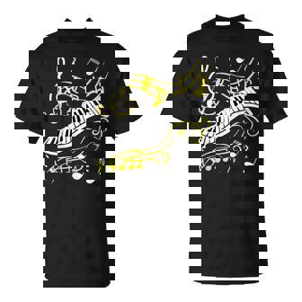 ピアノミュージカルシャツ 音符tシャツ Tシャツ - Kawaiitshirt
