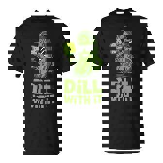 ピクルス ピックルボール キュウリ ベジタリアン ディル With It メンズ レディース Tシャツ - Kawaiitshirt