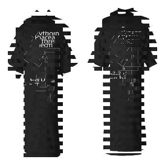 ピタゴラス定理の設計 Tシャツ - Kawaiitshirt