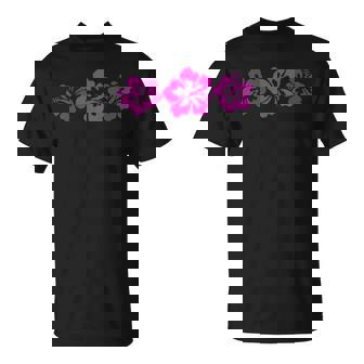 ピンク ハイビスカス フラワー ハワイアン Tシャツ - Kawaiitshirt