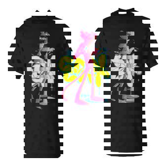 ピンクパンサー クールな猫 グラフィティ チョークアート Tシャツ - Kawaiitshirt
