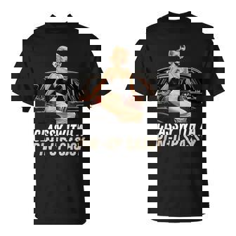 ピンナップガール クラシック オールドカー クラッシー ピンナップ生意気付き Tシャツ - Kawaiitshirt