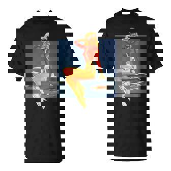 ピンナップガールww2軍空軍ポスターヴィンテージ Tシャツ - Kawaiitshirt