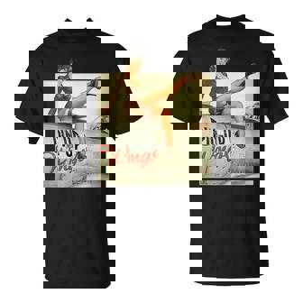 ピンナップガールの羽ビンテージポスターww2 Tシャツ - Kawaiitshirt