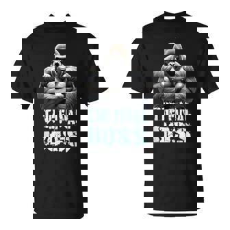 ファイナルボス シルバーバック ゴリラデザイン Tシャツ - Kawaiitshirt