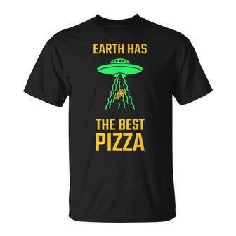 ファニー Ufoピザスペース 宇宙人 地球外生物 Tシャツ - Kawaiitshirt