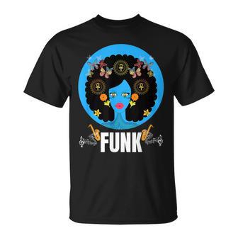 ファンク ソウルフル・ジャズ カラフル・ミュージック Tシャツ - Kawaiitshirt