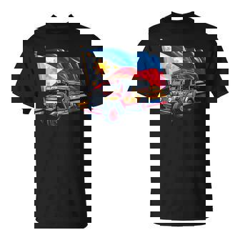 フィリピン国旗 誇り高きフィリピン土産 フィリピンジープニー Tシャツ - Kawaiitshirt