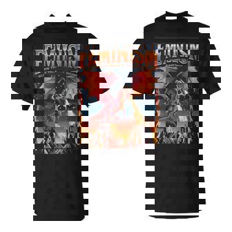 フェミニズム ドラゴン 家父長制を地面に燃やす フェミニスト Tシャツ - Kawaiitshirt