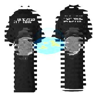 フラットアースマップ 陰謀 Tシャツ - Kawaiitshirt