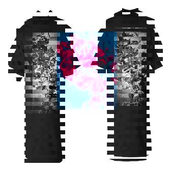 フラワー スカル フローラル シュガー ダーク アート グランジ エステティック ホラー Tシャツ - Kawaiitshirt