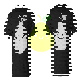 フルーツ 梨 小さなミニマリストのシンプルな梨 Tシャツ - Kawaiitshirt