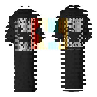 フレンチブルドッグ レトロ フレンチリー 犬 犬の飼い主 フレンチドッグ Tシャツ - Kawaiitshirt