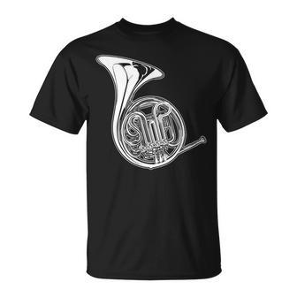 フレンチホルン製図コンサートバンドホルニスト Tシャツ - Kawaiitshirt