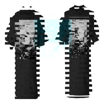 ブライアン・ウォードによるデヴィッド・ボウイ ハンキードリー ブルー 写真 Tシャツ - Kawaiitshirt